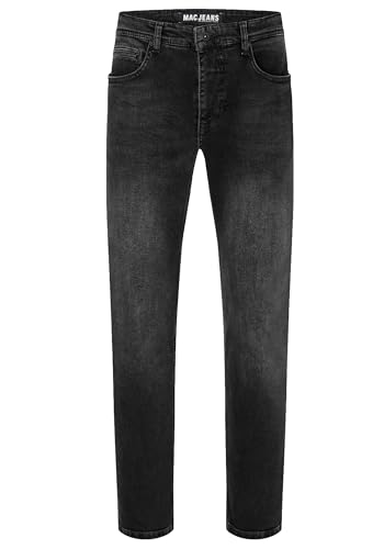 MAC Jeans Herren Arne Straight Jeans, H884 Black Stone Used von MAC Jeans