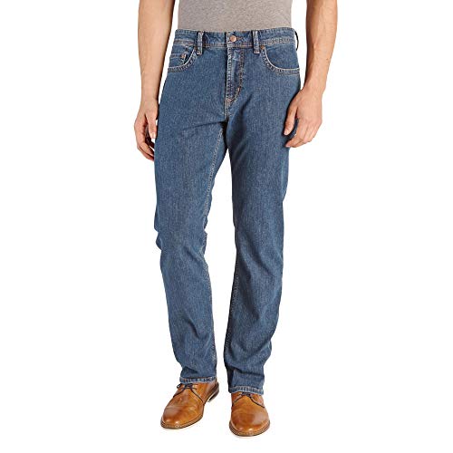 MAC Jeans Herren Ben Alpha New Basic Denim Straight Jeans, Blau (Stonewash Dark H108), W31/L30 von MAC Jeans