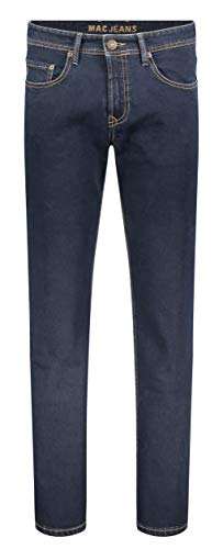 MAC Jeans Herren Ben New Basic Denim Straight Jeans, Blau (Night Stone H098), W33/L32 von MAC Jeans