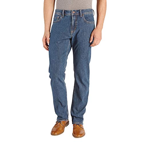 MAC Jeans Herren Ben New Basic Denim Straight Jeans, Blau (Stonewash Dark H108), W31/L32 von MAC Jeans