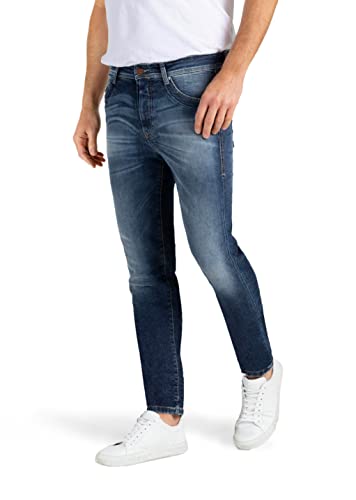 MAC Jeans Herren Garvin Jeans Slim Tapered Fit 90's Denim, H777 Dark Blue 3D wash von MAC Jeans