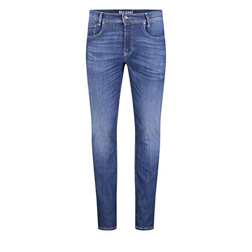 MCA Herren MACFLEXX Straight Jeans, per Pack Blau (Deep Blue Vintage Wash H559), W32/L34 (Herstellergröße: 32/34) von MAC Jeans