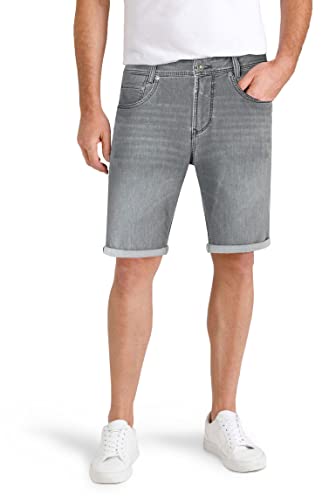 MAC Jeans Herren Jog'n Jeans Light Sweat Denim Bermuda Shorts, H825 Authentic Light Grey Used von MAC