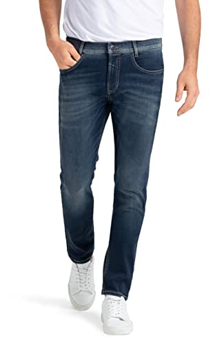 MAC Jeans Herren Jogn' Jeans Light Sweat Denim H661 Authentic Dark Blue Tinted Used von MAC Jeans