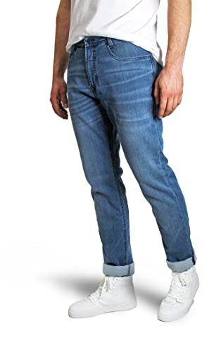 MAC Jeans Herren Jogn' Jeans Light Sweat Denim Stone Blue Used von MAC Jeans