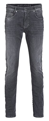 MAC Jeans Herren MACFLEXX Slim Jeans, Authentic Light Grey Used, W36/L36 von MAC Jeans