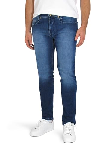 MAC Jeans Herren Macflexx Straight Jeans, Navy Blue 3D Wash von MAC Jeans