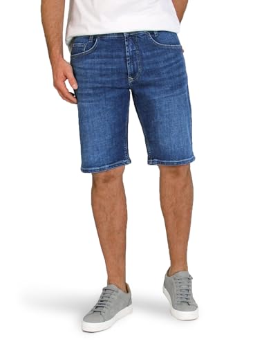 MAC Jeans Herren Short Arne Bermuda Stretch Denim, 1794.H558 Midblue von MAC Jeans