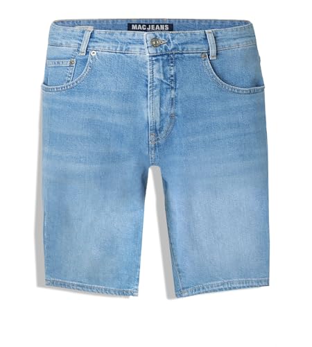 MAC Jeans Herren Short Comfort Fit Stretch Denim, Rick 0984.H223 Summer Blue von MAC Jeans