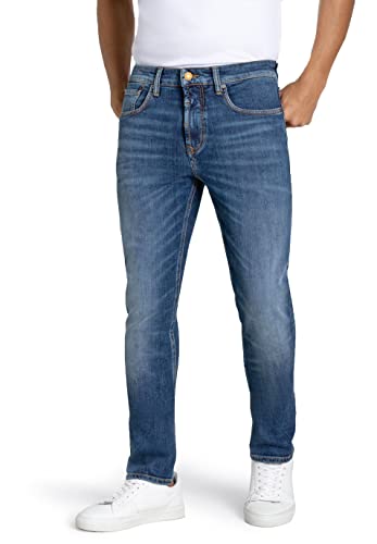 MAC Jeans Herren Straight Leg Jeanshose Arne, H473 Blue Authentic Used, 33W / 30L von MAC Jeans