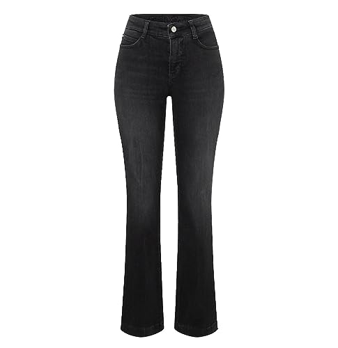 MAC Jeans Mac - Damen 5-Pocket Jeans, Dream Boot Authentic (5429-90-0358L), Größe:W32, Länge:L30, Farbe:modern Black net wash (D949) von MAC Jeans