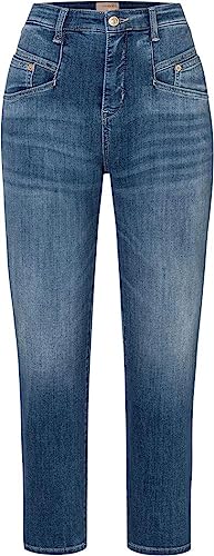 MAC Jeans Mac Damen Jeans Rich Carrot, Light Authentic Denim 0389l261090 Blau1 32-26 von MAC Jeans