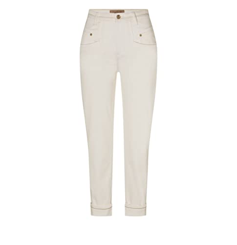 MAC Jeans Mac Damen Jeans Rich Carrot, Light Authentic Denim 0389l261090 Weiß 34-26 von MAC Jeans