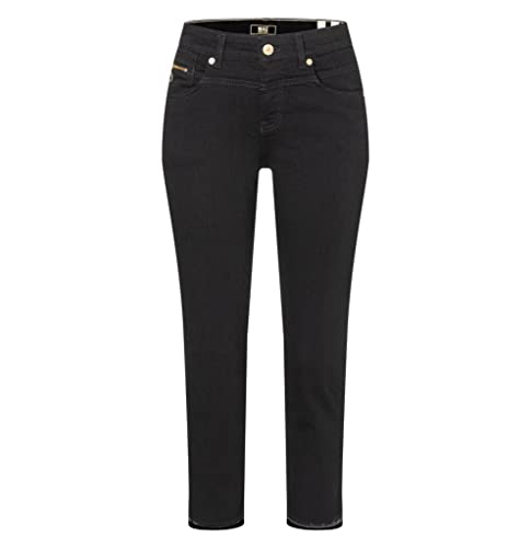 MAC Jeans Mac Damen Jeans Rich Slim, Light Authentic Denim 0389l575590 Black-Black 34-26 von Mac Alyster