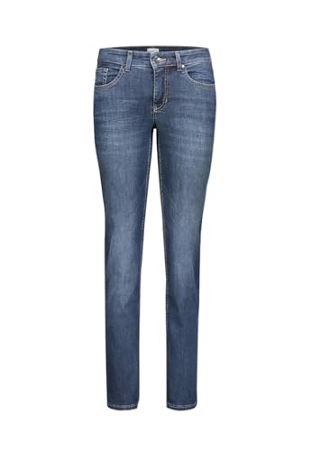 Mac - Damen 5-Pocket Jeans, Melanie (5040-97-0380L), Größe:W38, Länge:L30, Farbe:Simple wash (D586) von MAC Jeans