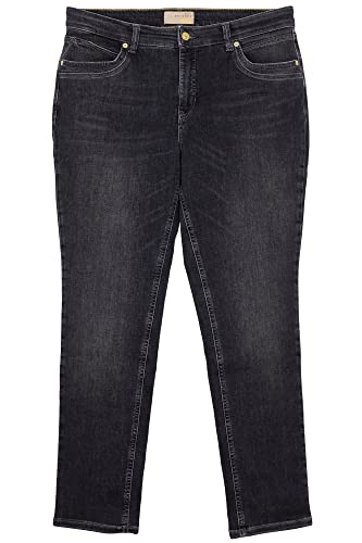 MAC Melanie Feminine Fit Slim Leg Stretchjeans Sylvie Meis Damen Denim, Farbe:anthrazit, Damengrößen:42, Hosenlänge:L32 von MAC Jeans