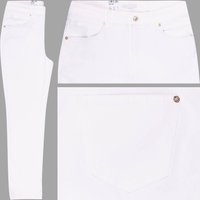 MAC Melanie Jeans white golden details 40/32 von MAC Jeans