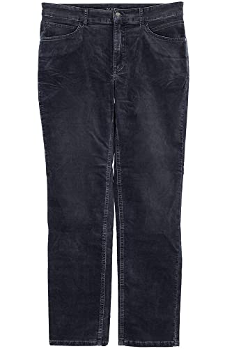 MAC Melanie Samtjeans Stretchjeans Feminine Fit Straight Leg Damen, Farbe:dunkelgrau, Damengrößen:40, Hosenlänge:L30 von MAC Jeans