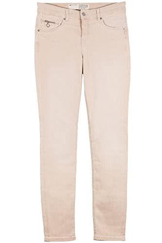 MAC Rich Slim Stretchjeans Jeans Damen Straight Fit Slim Leg, Farbe:beige, Damengrößen:42, Hosenlänge:L30 von MAC Jeans