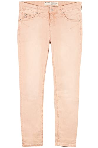 MAC Rich Slim Stretchjeans Jeans Damen Straight Fit Slim Leg, Farbe:lachs, Damengrößen:40, Hosenlänge:L30 von MAC Jeans