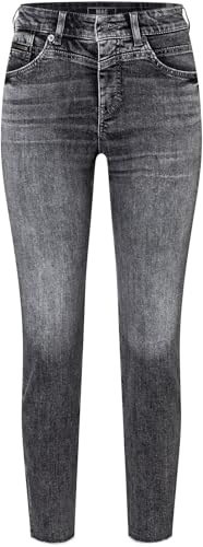 Mac - Damen 5-Pocket Jeans, Rich Slim (5755-90-0389L), Größe:W44, Länge:L28, Farbe:Anthracite wash (D911) von MAC Jeans
