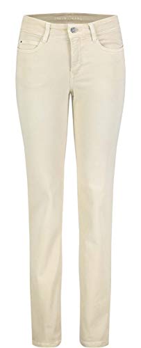 MCA Damen Dream Straight Jeans, per Pack Beige (Smooth Beige 214W), W40/L36 (Herstellergröße: 40/36) von MAC Jeans