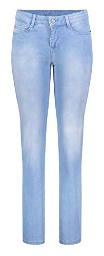 MCA Damen Dream Straight Jeans, per Pack Blau (Basic Bleached Blue D491), W32/L30 (Herstellergröße: 32/30) von MAC Jeans