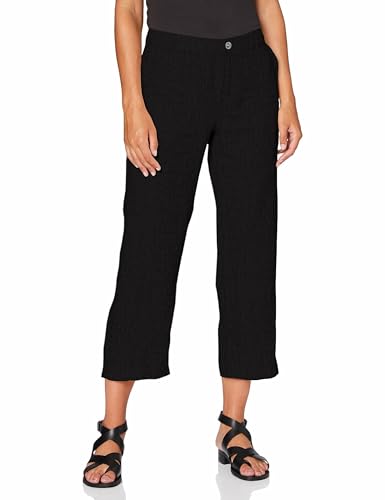 MCA Damen Nora Cropped Bootcut Jeans, per Pack Schwarz (Black 090), W46 (Herstellergröße: 46/Ol) von MAC Jeans