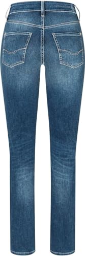 Mac - Damen 5-Pocket Jeans, Dream Authentic (5412-90-0357L), Größe:W34, Länge:L32, Farbe:medium Blue Basic wash (D675) von MAC Jeans