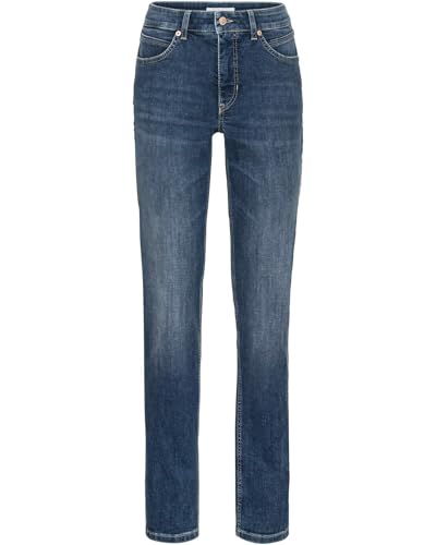 Mac - Damen 5-Pocket Jeans, Melanie (5040-97-0380L), Größe:W40, Länge:L34, Farbe:Simple wash (D586) von MAC Jeans