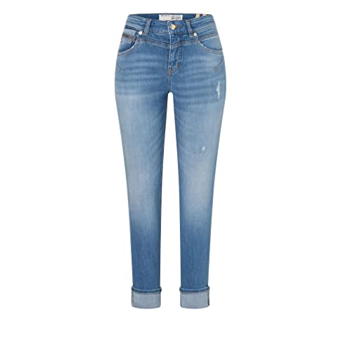 Mac - Damen 5-Pocket Jeans, Rich Slim (5766-90-0390), Größe:W44, Länge:L30, Farbe:Summer Blue (D474) von MAC Jeans