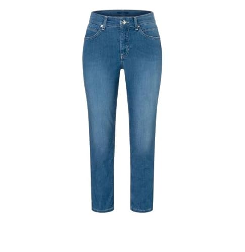 Mac Damen Jeans Melanie 7/8 Feminine Fit Blue (82) 38/27 von Mac