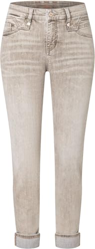 Mac MAC JEANS - Rich Slim, Light Authentic Denim in Braun, Größe 36/28 von MAC Jeans