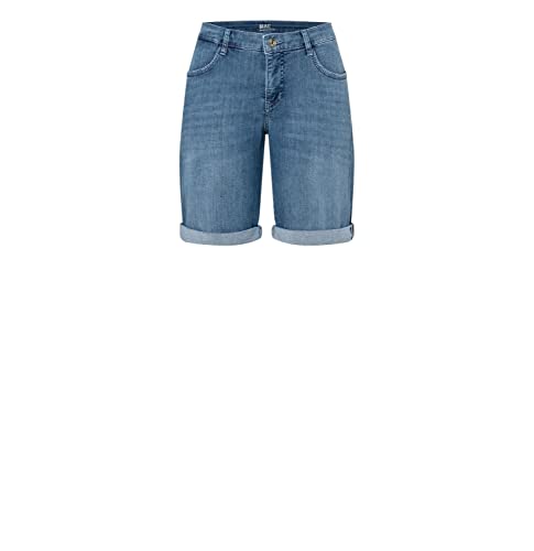 Mac MAC JEANS - Shorty Summer clean, Soft Light Denim in Blau, Größe 40/09 von MAC Jeans