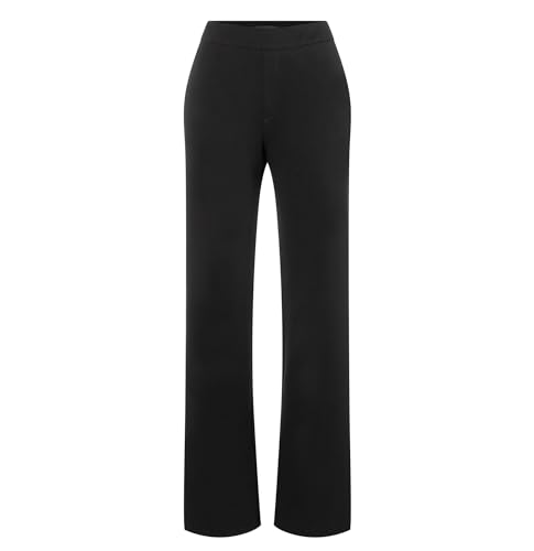 MAC Jeans Mac - Slim Fit - Damen Hose Floating Crepe Chiara (2177-00-0231L), Größe:W34, Länge:L32, Farbe:Black (090) von MAC Jeans