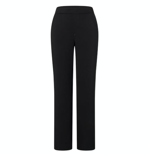 Mac - Slim Fit - Damen Hose Floating Crepe Chiara (2177-00-0231L), Größe:W40, Länge:L30, Farbe:Black (090) von MAC Jeans