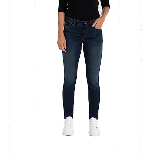 Mac Slim Jeans Damen Midnight Blue Washed - 44/30 von MAC Jeans