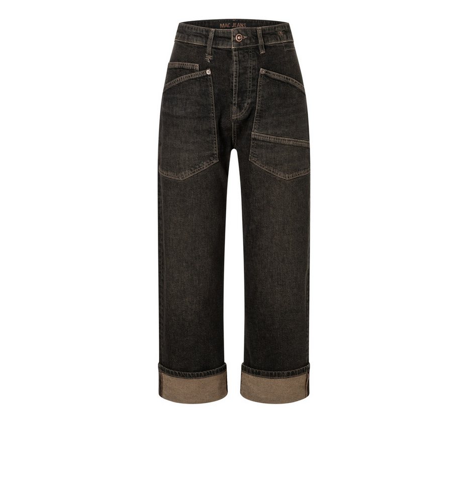 MAC 5-Pocket-Jeans BAGGY brown tinted black wash von MAC