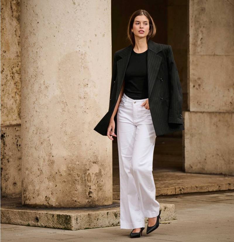 MAC 5-Pocket-Jeans MAC JEANS - DREAM WIDE, DREAM Wonder light Denim von MAC