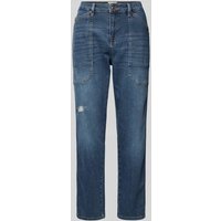 MAC Baggy Fit Jeans im 5-Pocket-Design Modell 'Iowa' in Hellblau, Größe 42 von MAC