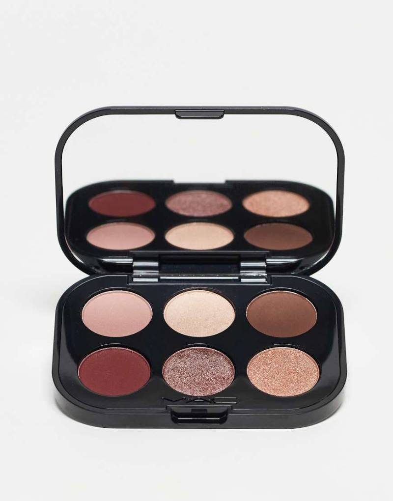 MAC - Connect In Colour - Lidschatten-Palette mit 6 Farben - Embedded In Burgundy-Bunt von MAC