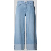 MAC Cropped Jeans mit weitem Bein Modell 'NEVADA' in Hellblau, Größe 40 von MAC