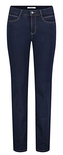 Mac - Damen 5-Pocket Jeans, Angela (5240), Größe:W36, Länge:L30, Farbe:Dark Rinsewash (D801) von MAC Jeans
