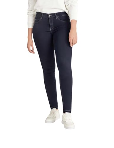 MAC Jeans Damen Dream Skinny Slim Jeans, Blau (Dark D801), W36/L34 von MAC Jeans