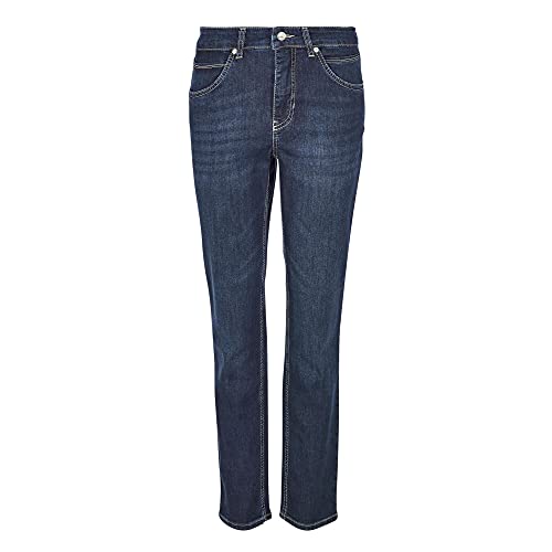 MAC Jeans Damen Melanie Straight Jeans, Blau (Dark Blue D845), W36/L32 von MAC Jeans