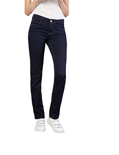 MAC Damen Straight Leg Jeanshose Dream, Blau (dark D801), Gr. W44/ L30 (Herstellergröße:44/ 30) von MAC Jeans