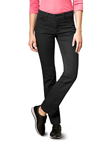 MAC Damen Straight Leg Jeanshose Dream, Schwarz (Black D999), W34/L32 von MAC Jeans