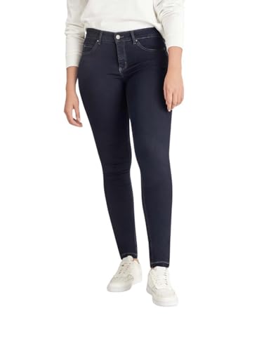 MAC Damen Straight Leg Jeanshose Dream Skinny, Blau (dark rinsewash D801), Gr. W34/L30 (Herstellergröße: 34/30) von MAC Jeans