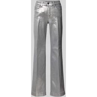 MAC Flared Jeans mit 5-Pocket-Design in Silber, Größe 40/34 MAC Flared Jeans mit 5-Pocket-Design in Silber, Größe 40/34 von MAC