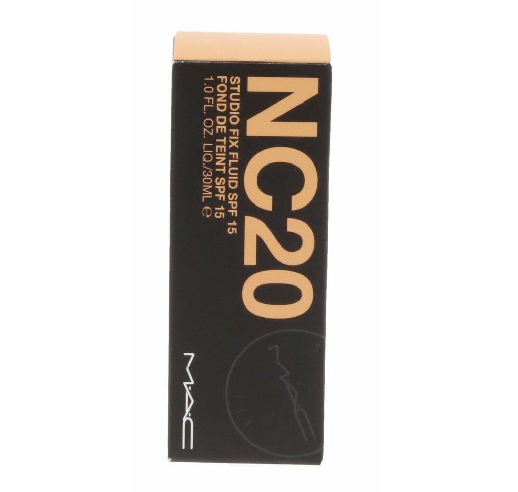 MAC Foundation Studio Fix Fluid Foundation Spf15 Nc20 30ml MAC Foundation Studio Fix Fluid Foundation Spf15 Nc20 30ml von MAC